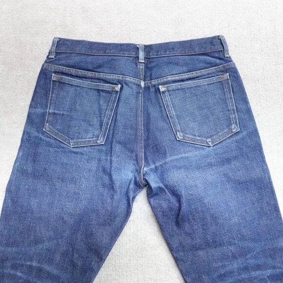 APC Jeans 30 Blue Straight Button Fly Petit New Standard Selvedge - Picture 14 of 15